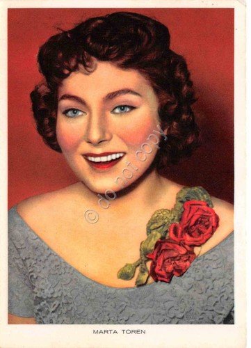 Cartolina Marta Toren attrice | Immagine principale