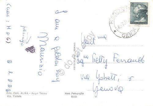 Cartolina Masone Villini Del Pozzo anni '60 | Immagine Gallery 2