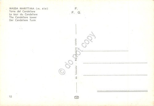 Cartolina Massa Marittima Torre del Candeliere | Immagine Gallery 2