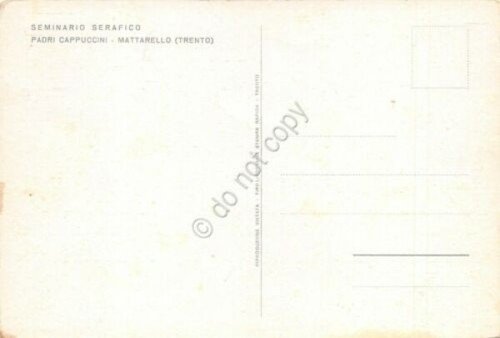 Cartolina Mattarello di Trento Seminario Serafico segnata