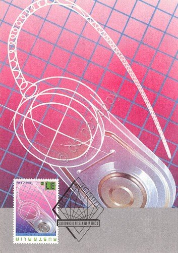 Cartolina Maximum Australia Achievments in technology Card 1 1987 | Immagine principale