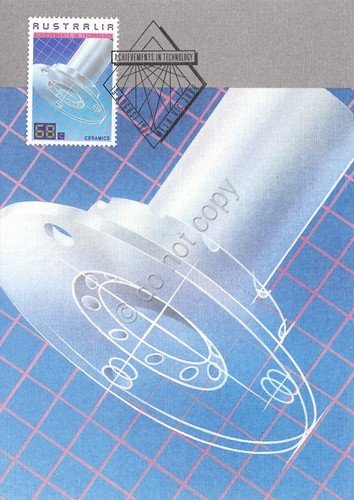 Cartolina Maximum Australia Achievments in technology card 4 1987 | Immagine principale