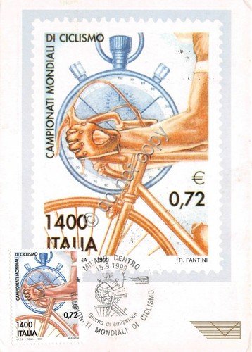 Cartolina Maximum Campionati mondiali di ciclismo Ottobre 1999