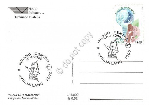 Cartolina Maximum Coppa del mondo di sci 2000 | Immagine Gallery 2