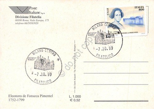 Cartolina Maximum Eleonora De Fonseca Pimentel 1999 | Immagine Gallery 2