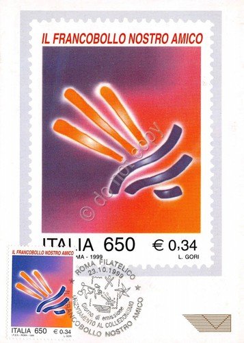Cartolina Maximum Francobollo nostro amico ?0.34 1999 | Immagine principale