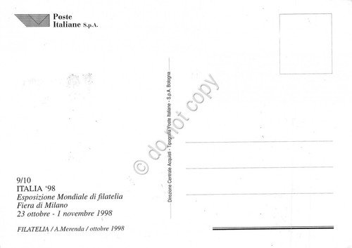 Cartolina Maximum Giornata della comunicazione 1998 | Immagine Gallery 2