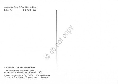 Cartolina Maximum Guernsey Entmology 1982 | Immagine Gallery 2
