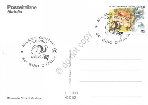 Cartolina Maximum Millenario Città di Gorizia 2001