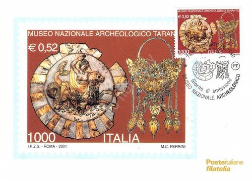Cartolina Maximum Museo Nazionale Archeologico Taranto 2001 | Immagine principale