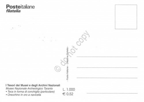 Cartolina Maximum Museo Nazionale Archeologico Taranto 2001 | Immagine Gallery 2