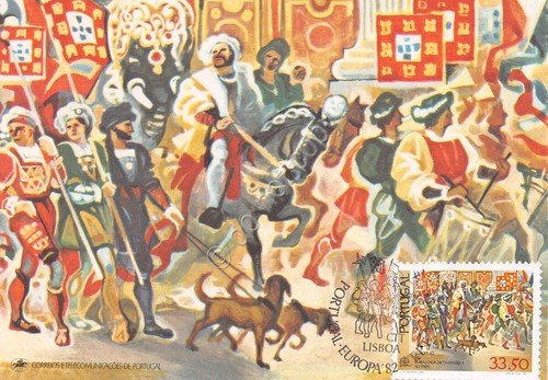 Cartolina Maximum Portugal Embaixada de D. Manuel ao Papa Leao …