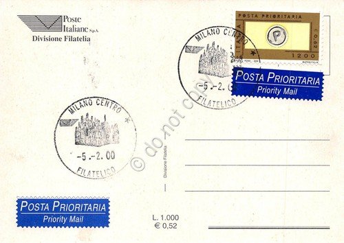 Cartolina Maximum Posta prioritaria ?0.62 2000 | Immagine Gallery 2