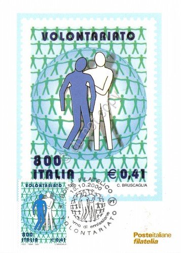 Cartolina Maximum Volontariato 2000 | Immagine principale