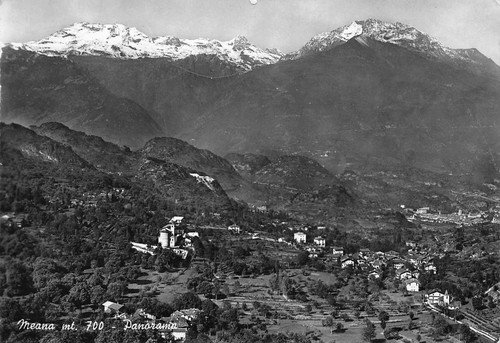Cartolina Meana Panorama 1958 | Immagine principale