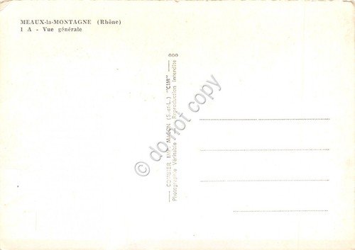 Cartolina Meaux la Montagne Rhone vue generale | Immagine Gallery 2