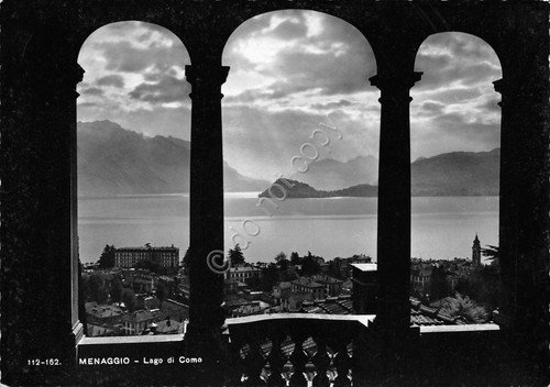 Cartolina Menaggio Lago di Como Panorama