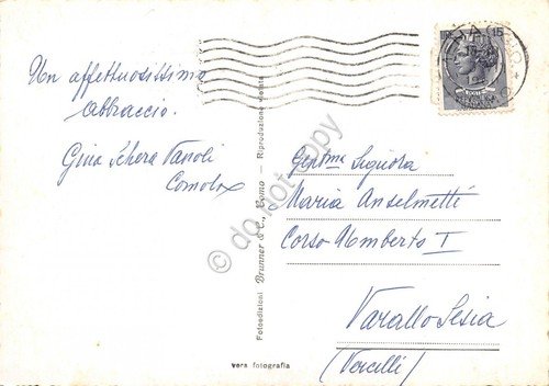 Cartolina Menaggio Lago di Como Panorama