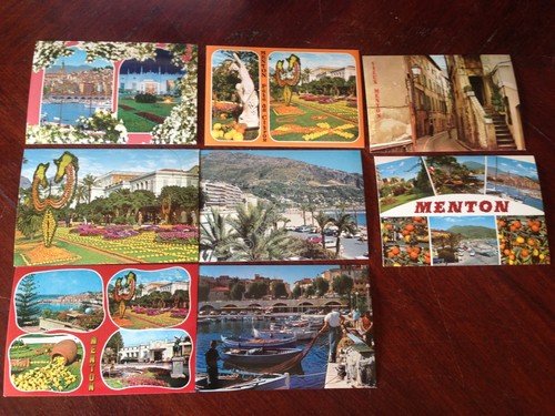 Cartolina Mentone lotto di 8 cartoline NVG | Immagine principale