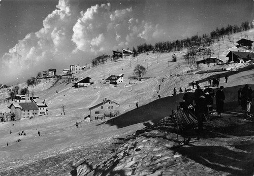 Cartolina Mera Valsesia panorama sci sciatori animata (Vercelli) | Immagine principale
