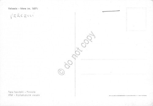 Cartolina Mera Valsesia panorama sci sciatori animata (Vercelli) | Immagine Gallery 2