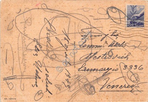 Cartolina Merano Castel Tirolo 1949 (Bolzano)