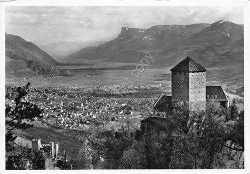 Cartolina Merano Castel Tirolo 1953 | Immagine principale