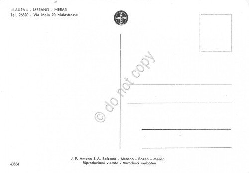 Cartolina Merano Hotel Garni Laura animata | Immagine Gallery 2