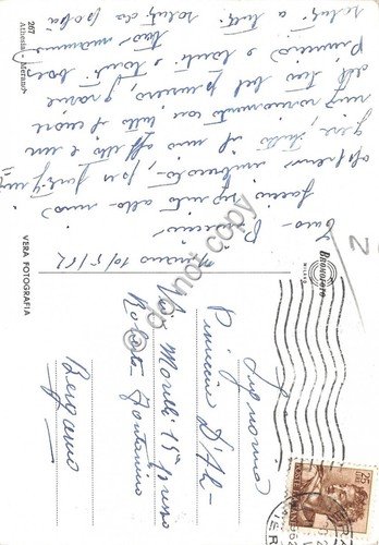 Cartolina Merano Meran Hotel Esplanade Banco di Roma Notturno 1962 | Immagine Gallery 2