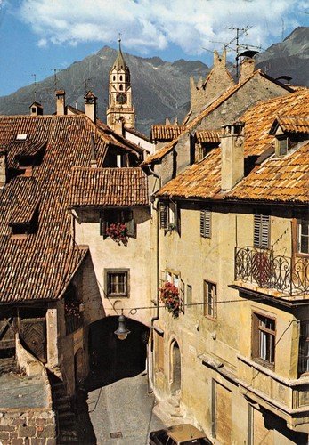 Cartolina Merano particolare di Merano antica 1985 (Bolzano)