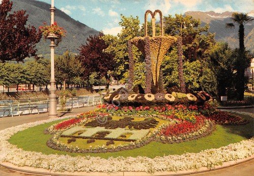 Cartolina Merano Passeggiata 1971 timbro risparmio postale (Bolzano) | Immagine principale