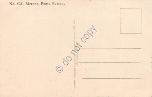 Cartolina Merano Ponte Romano