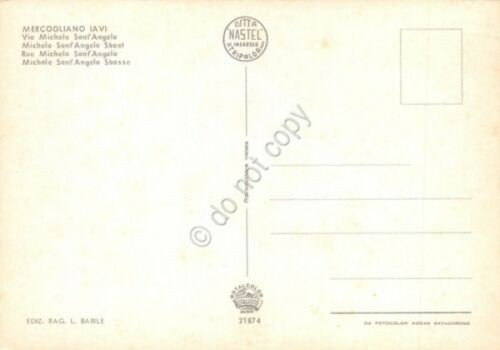 Cartolina Mercogliano Via Sant'Angelo animata