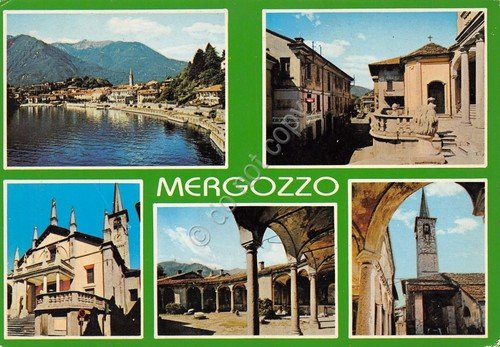 Cartolina Mergozzo 5 vedute (Verbania) | Immagine principale