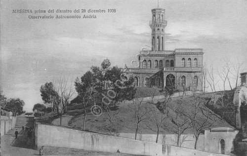 Cartolina Messina ante 1908 Osservatorio Astronomico Andria Micali Santi 259a | Immagine principale