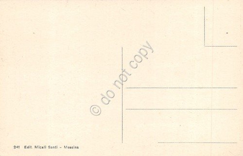 Cartolina Messina ante disastro 1908 Panorama Micali Santi 241 | Immagine Gallery 2