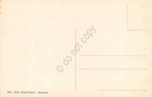 Cartolina Messina ante disastro 1908 Piazza Municipio Micali Santi 245 | Immagine Gallery 2