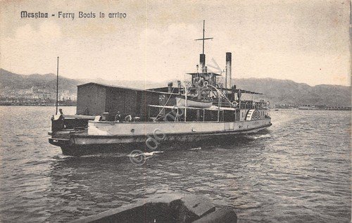 Cartolina Messina Ferry Boat in arrivo Ed. Micali Santi 68823 | Immagine principale