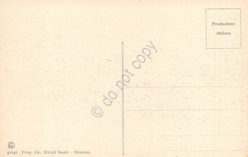 Cartolina Messina La catastrofe Caserma Guardie di Finanza Micali Santi …