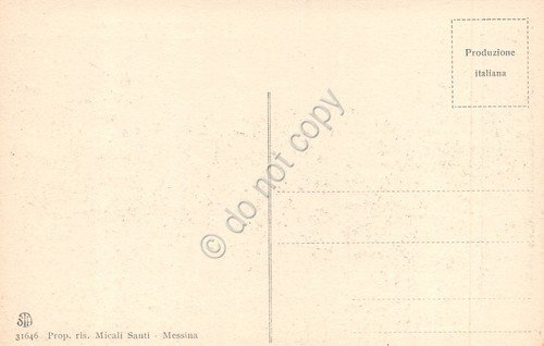 Cartolina Messina La catastrofe Caserma Guardie di Finanza Micali Santi …