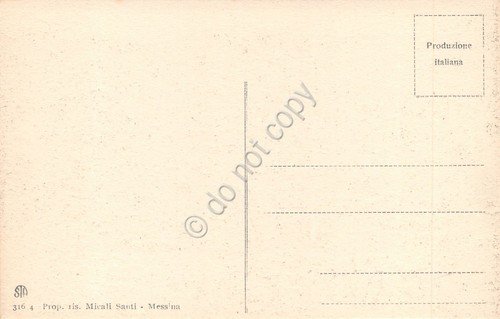 Cartolina Messina La catastrofe Collegio Militare Pzza Cavall Micali Santi … | Immagine Gallery 2