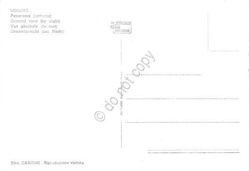 Cartolina Messina Panorama notturno | Immagine Gallery 2