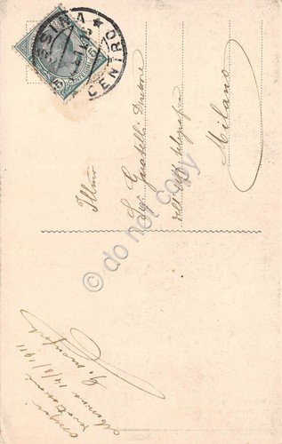 Cartolina Messina Terremoto 1908 Corso Vittorio Emanuele 1911