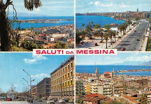 Cartolina Messina vedute anni '80 | Immagine principale