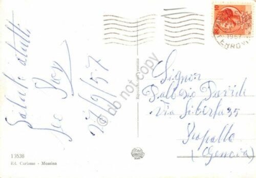 Cartolina Messina vedute varie 1957 | Immagine Gallery 2