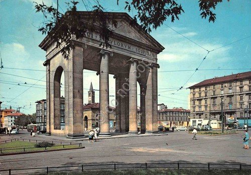 Cartolina Milano Arco Porta Ticinese anni '60 | Immagine principale