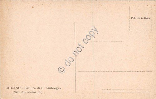 Cartolina Milano Basilica di S. Ambrogio | Immagine Gallery 2