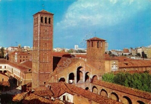 Cartolina Milano Basilica S. Ambrogio 1975