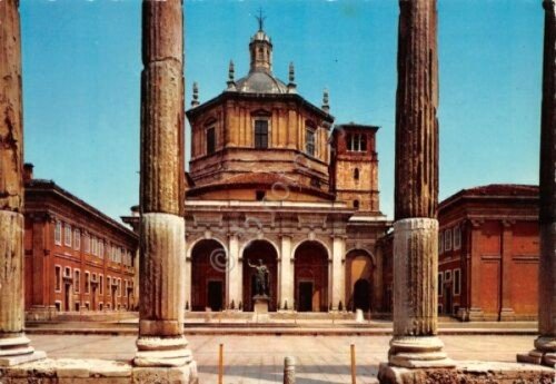 Cartolina Milano Basilica San Lorenzo e Colonne | Immagine principale