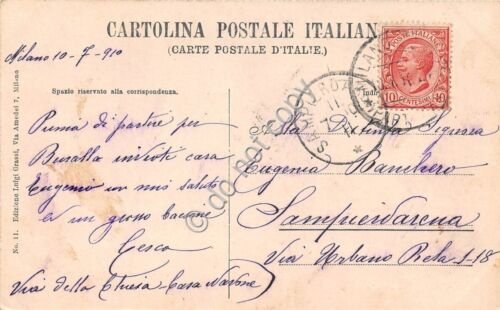 Cartolina Milano Cattedrale Duomo Crociera vista dal lato meridionale 1910